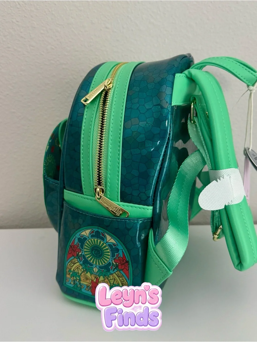 Disney Green Teal Princess Mini Backpack